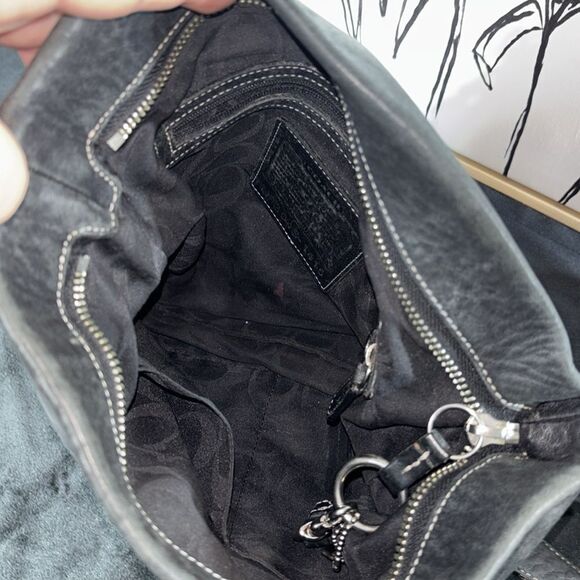 Coach vintage y2k soho slim Go4s-1415 legacy black leather crossbody bag - Picture 5 of 6